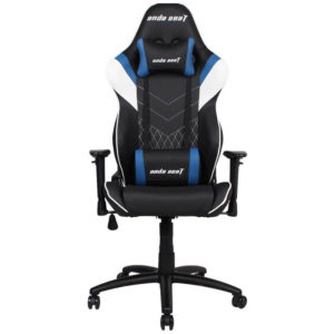 Anda Seat Assassin Black/Blue V2 - Full PVC Leather 4D Armrest Gaming Chair