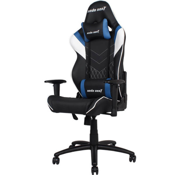 Anda Seat Assassin Black/Blue V2 - Full PVC Leather 4D Armrest Gaming Chair - Hình ảnh 2