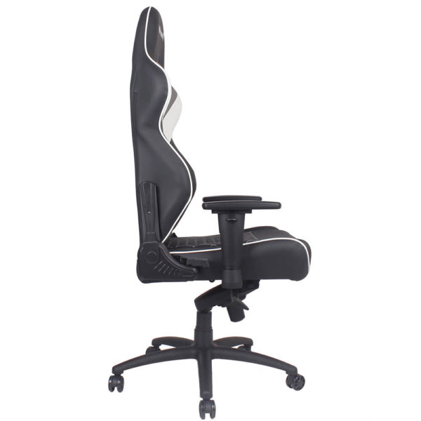 Anda Seat Assassin Black/White/Grey V2 - Full PVC Leather 4D Armrest Gaming Chair - Hình ảnh 5