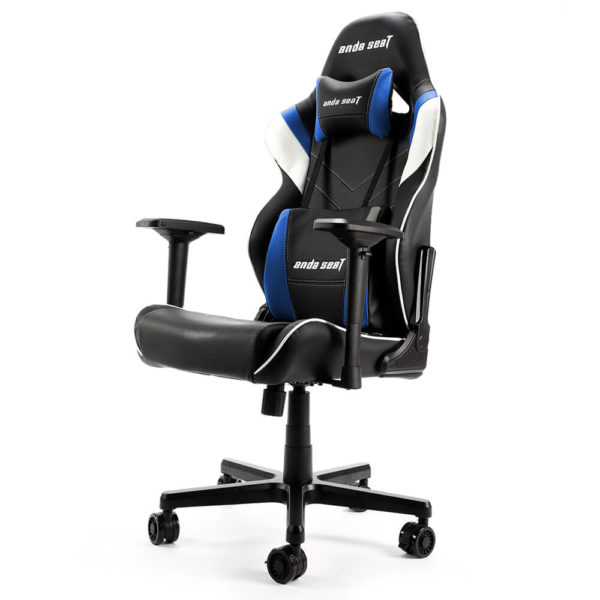 Anda Seat Assassin King V2 Black/Blue - Full PVC Leather 4D Armrest Gaming Chair - Hình ảnh 2