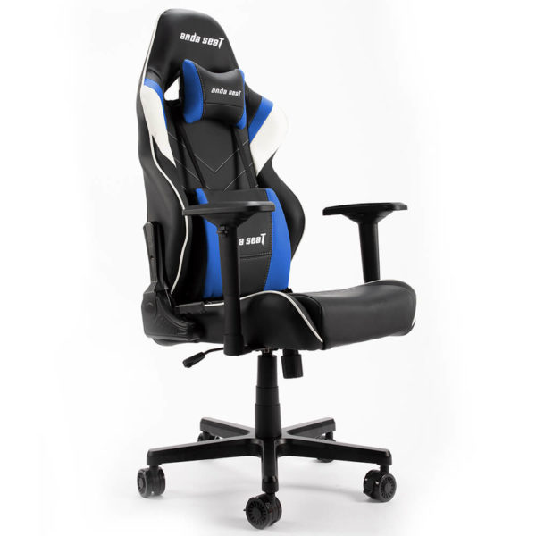 Anda Seat Assassin King V2 Black/Blue - Full PVC Leather 4D Armrest Gaming Chair - Hình ảnh 3