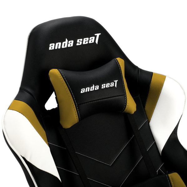 Anda Seat Assassin King V2 Black/Yellow - Full PVC Leather 4D Armrest Gaming Chair - Hình ảnh 10