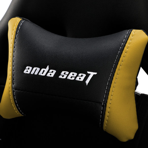 Anda Seat Assassin King V2 Black/Yellow - Full PVC Leather 4D Armrest Gaming Chair - Hình ảnh 9