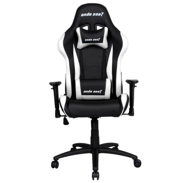 Anda Seat Axe Black/White - Full PVC Leather 4D Armrest Gaming Chair