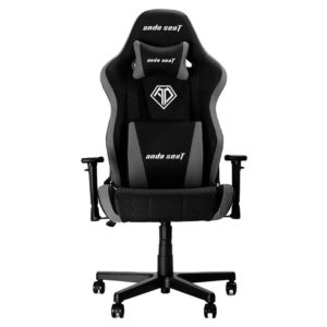 Anda Seat Spirit King Black/Grey - Full PVC Leather 4D Armrest Gaming Chair