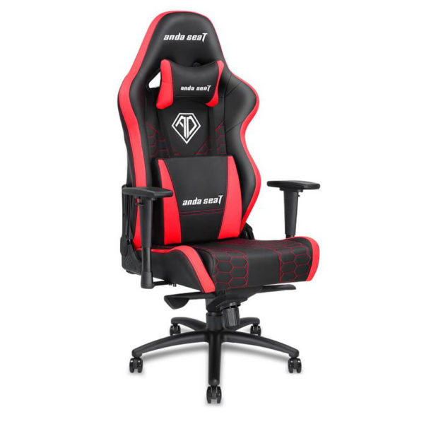 Anda Seat Spirit King Black/Red - Full PVC Leather 4D Armrest Gaming Chair - Hình ảnh 3
