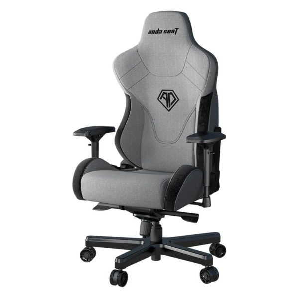 Andaseat T-Pro 2 Smooth Line Fabric Gaming Chair (Grey) - Hình ảnh 2