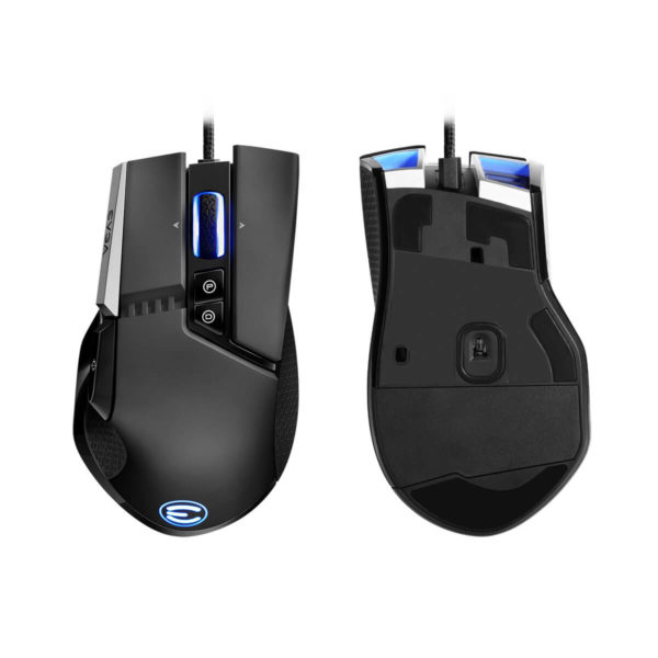 EVGA X17 Gaming Mouse - Wired - Black - Customizable - 16,000 DPI - 5 Profiles - 10 Buttons - Ergonomic - Hình ảnh 5