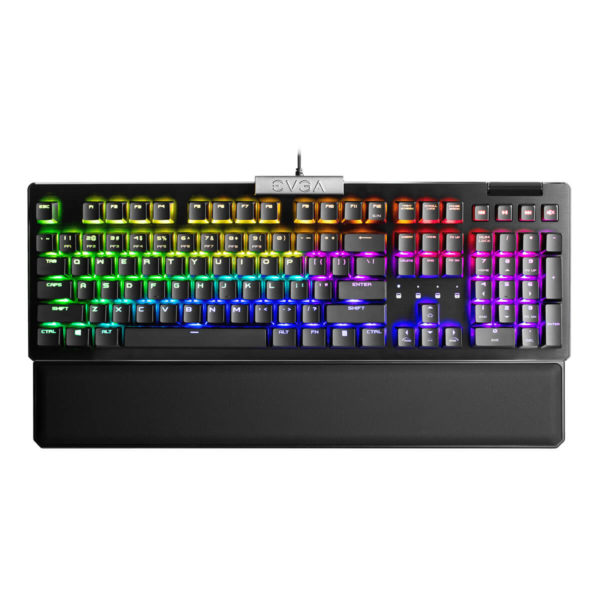 EVGA Z15 - RGB Gaming Keyboard - RGB Backlit LED - Hot Swappable Mechanical Kailh Speed Silver Switches (Linear) - Ảnh 2