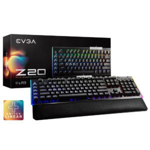 EVGA Z20 - RGB Optical Mechanical Gaming Keyboard - RGB Backlit LED - Optical Mechanical Switches (Linear)