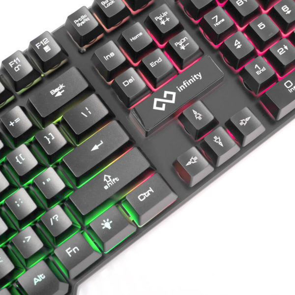 Phím led gaming Infinity Aqua Black - Ảnh 2