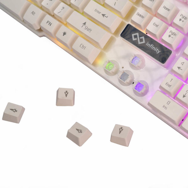 Phím led gaming Infinity Aqua White - Hình ảnh 3
