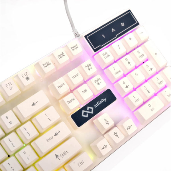 Phím led gaming Infinity Aqua White - Hình ảnh 5
