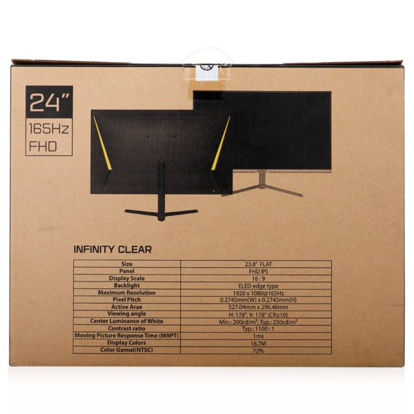 Infinity Clear - 23.8" - FHD IPS - 165Hz - Gaming mornitor - Hình ảnh 12