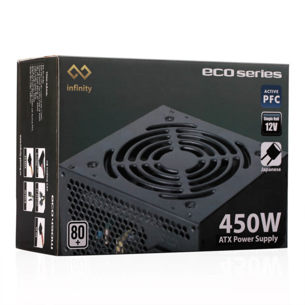 Infinity ECO 450W 80Plus Single Rail - True Power - Hình ảnh 2