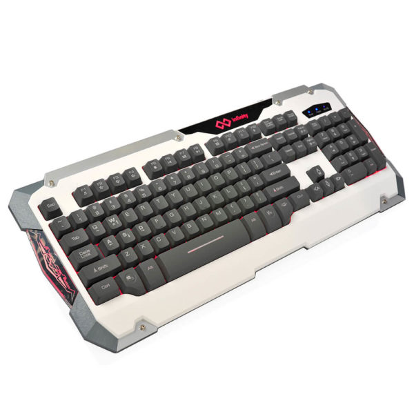 Phím led giả cơ gaming Infinity Phoenix White/Grey - Ảnh 3