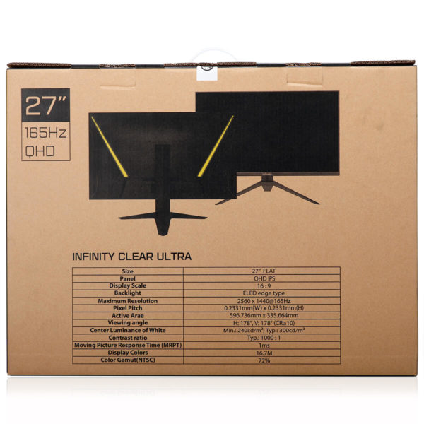 Infinity Clear Ultra - 27" - 2K HDR IPS - 165Hz - Gaming mornitor - Hình ảnh 11