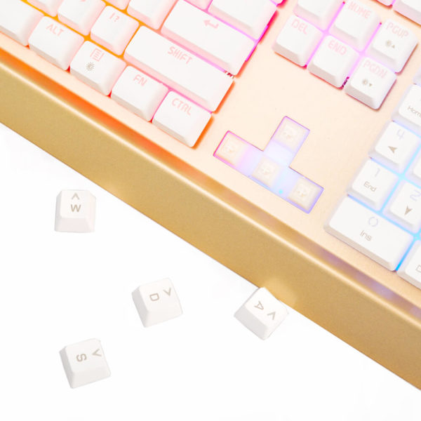 Phím led giả cơ gaming Infinity Zeus Aluminium Gold - Hình ảnh 3