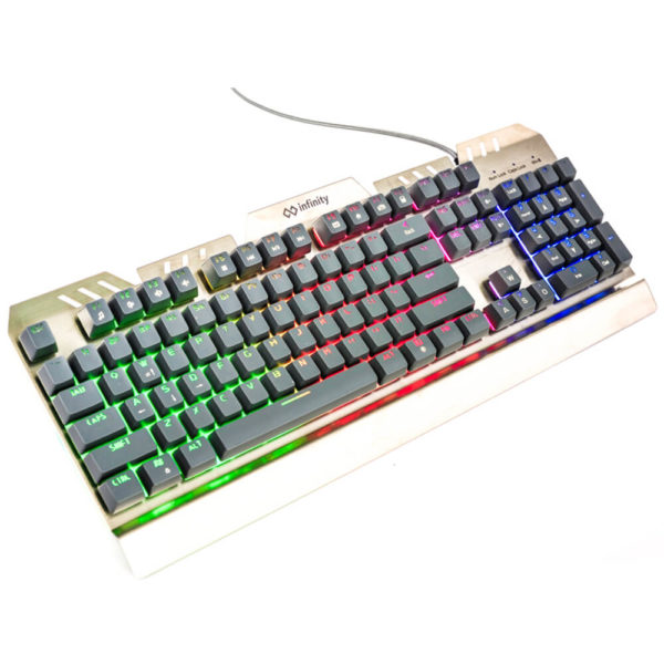 Phím led giả cơ gaming Infinity Zeus Aluminium Gold - Hình ảnh 14