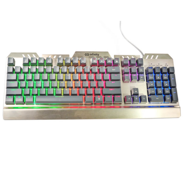 Phím led giả cơ gaming Infinity Zeus Aluminium Gold - Hình ảnh 13
