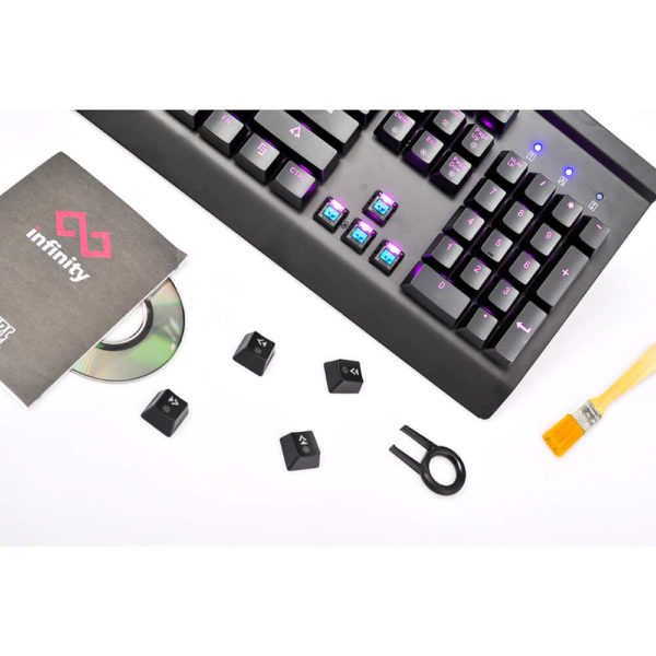 Phím cơ gaming RGB Infinity Azure Blue Switch - Hình ảnh 5