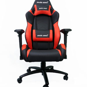 Anda Seat Dark Black/Red - Full PVC Leather 4D Armrest Kingsize Gaming Chair
