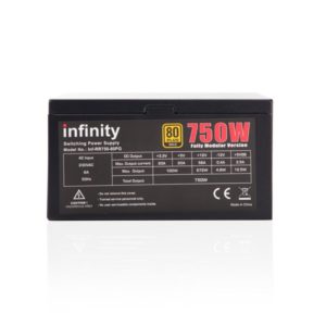 Infinity Rampage RGB 750W - 80 Plus Gold Full Modular Single Rail