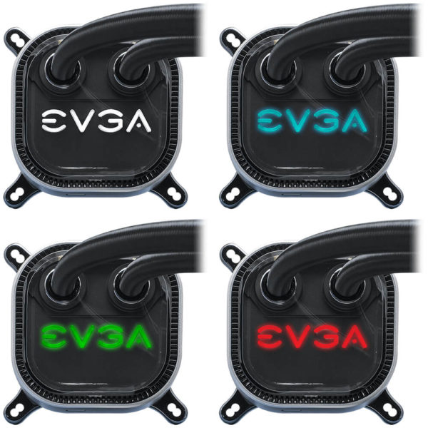 EVGA CLC 240mm All-In-One RGB LED CPU Liquid Cooler - 2x FX12 120mm PWM Fans - Hình ảnh 2
