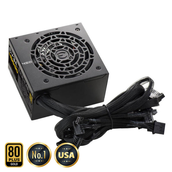 EVGA 450 GD - 80+ GOLD 450W -  Hard Line - Hình ảnh 2
