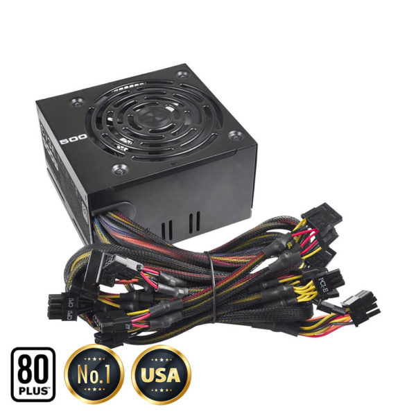 EVGA 500 W1 - 80+ WHITE 500W -  Hard Line - Hình ảnh 2