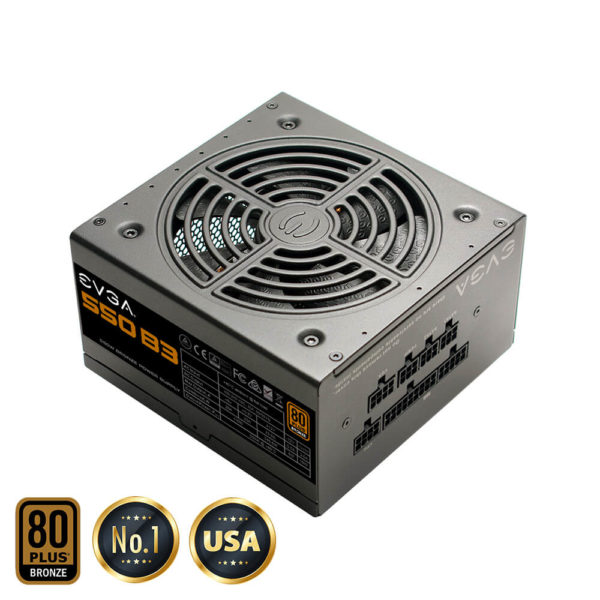 EVGA 550 B3 - 80+ BRONZE 550W -  Fully Modular