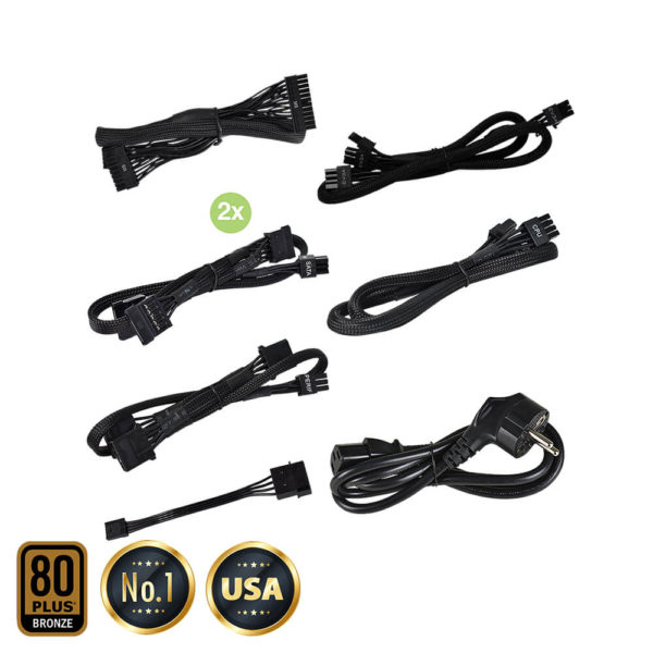EVGA 550 B3 - 80+ BRONZE 550W -  Fully Modular - Hình ảnh 6