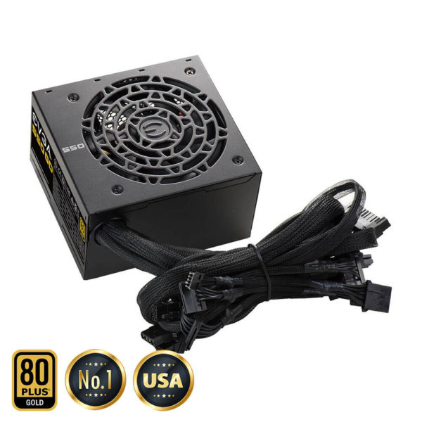 EVGA 550 GD - 80+ GOLD 550W -  Hard Line - Hình ảnh 2
