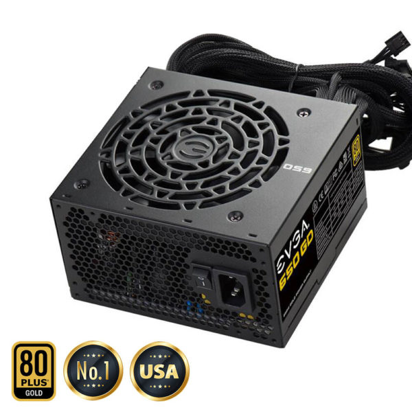 EVGA 650 GD - 80+ GOLD 650W - Hard Line