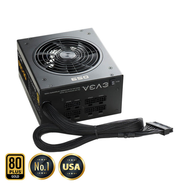 EVGA 650 GQ - 80+ GOLD 650W - Semi Modular - Hình ảnh 2