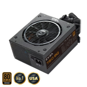 EVGA 750 BQ - 80+ BRONZE 750W -  Semi Modular