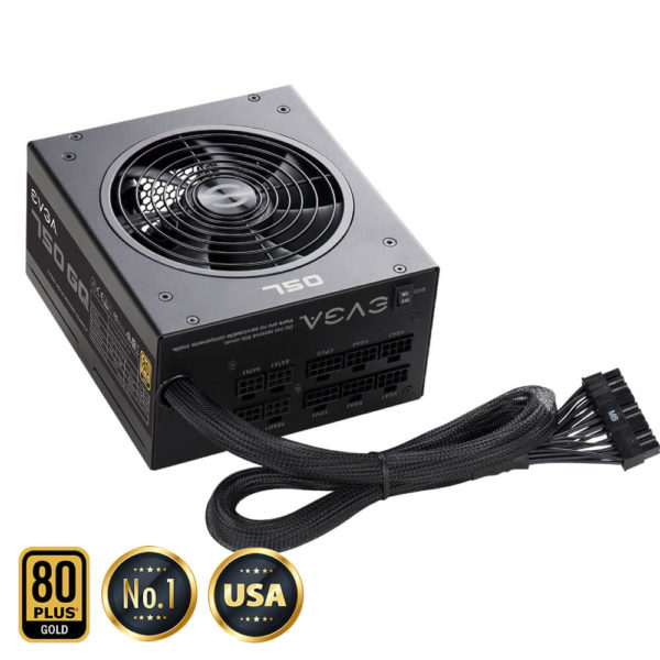 EVGA 750 GQ - 80+ GOLD 750W - Semi Modular - Hình ảnh 2