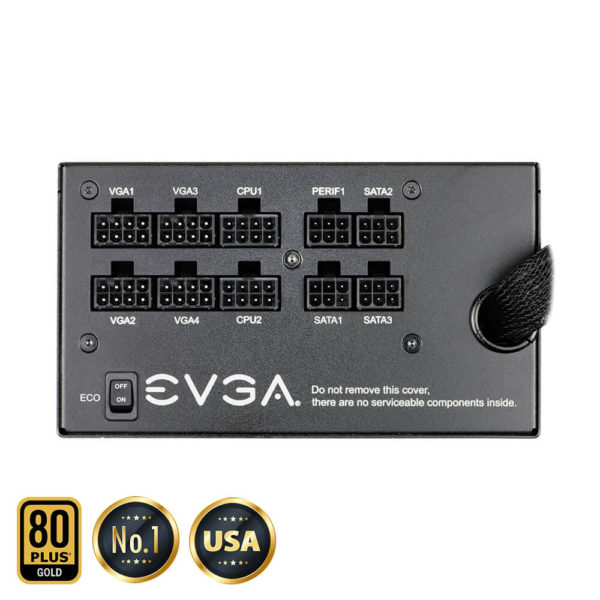 EVGA 750 GQ - 80+ GOLD 750W - Semi Modular - Hình ảnh 3