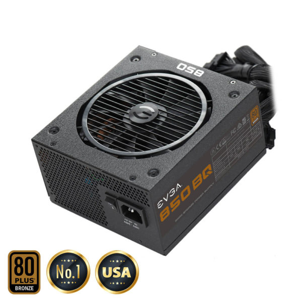 EVGA 850 BQ - 80+ BRONZE 850W -  Semi Modular