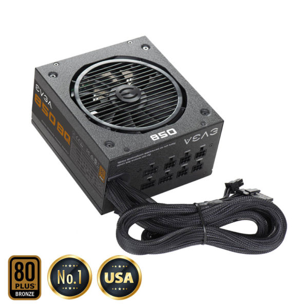 EVGA 850 BQ - 80+ BRONZE 850W -  Semi Modular - Hình ảnh 2