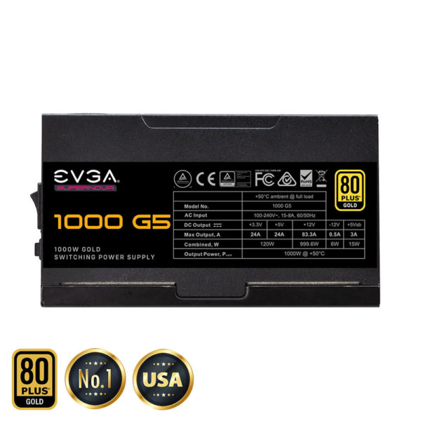EVGA SuperNOVA 1000 G5 - 80+ GOLD 1000W -  Fully Modular - Hình ảnh 4