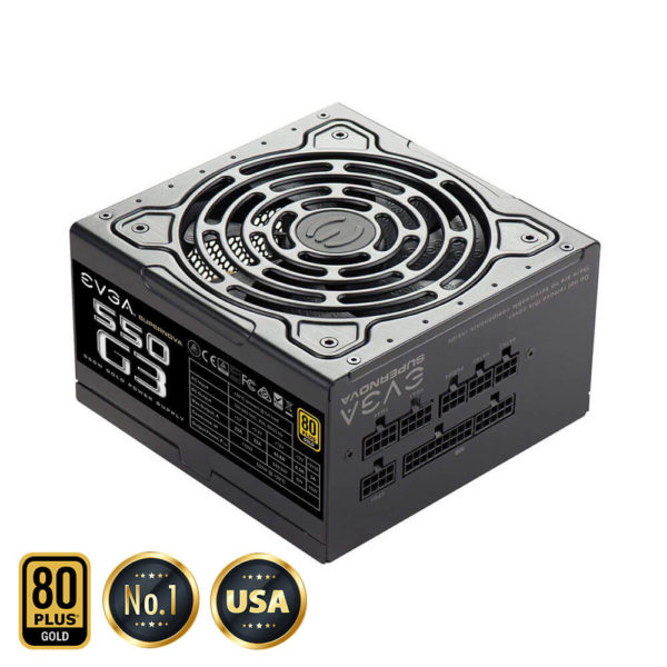 EVGA SuperNOVA 550 G3 - 80+ GOLD 550W -  Fully Modular