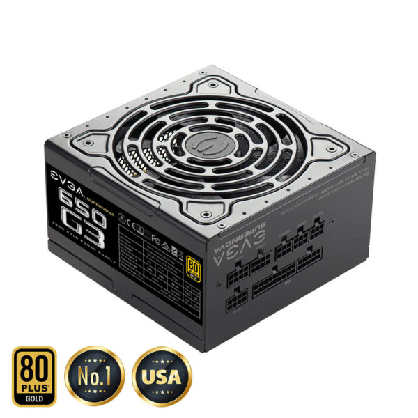 EVGA SuperNOVA 650 G3 - 80+ GOLD 650W -  Fully Modular