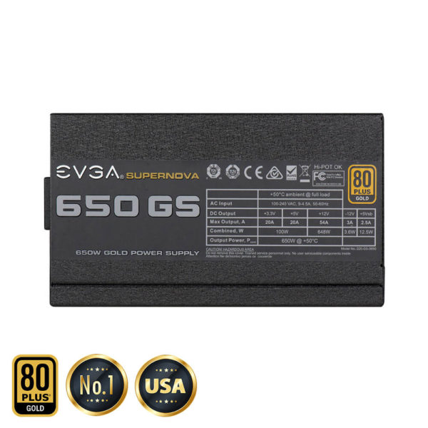 EVGA SuperNOVA 650 GS - 80+ GOLD 650W -  Fully Modular - Hình ảnh 4