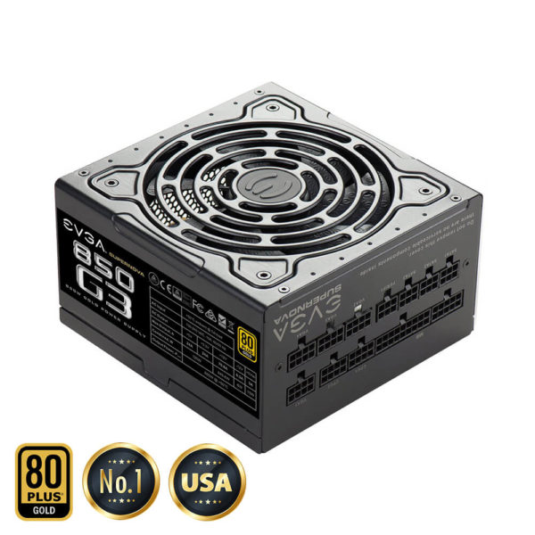 EVGA SuperNOVA 850 G3 - 80+ GOLD 850W -  Fully Modular
