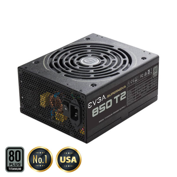 EVGA SuperNOVA 850 T2 - 80+ TITANIUM 850W -  Fully Modular
