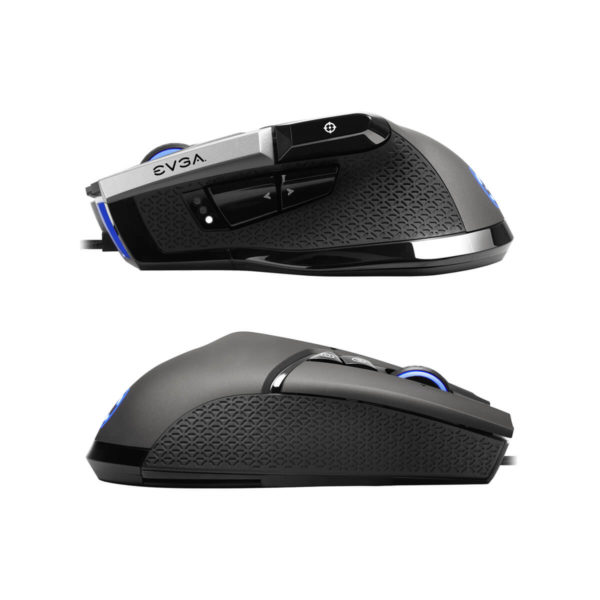 EVGA X17 Gaming Mouse - Wired - Grey - Customizable - 16,000 DPI - 5 Profiles - 10 Buttons - Ergonomic - Hình ảnh 6