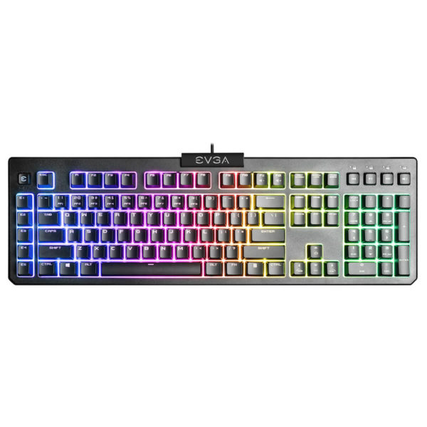 EVGA Z12 - RGB Gaming Keyboard - RGB Backlit LED - 5 Programmable Macro Keys - Dedicated Media Keys - Water Resistant - Ảnh 4