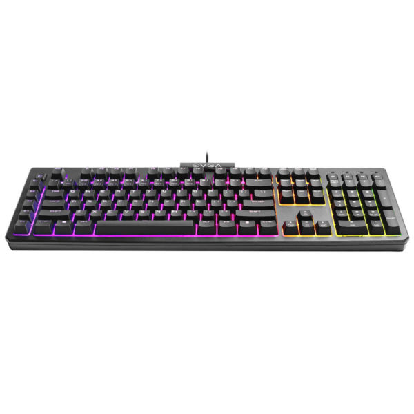 EVGA Z12 - RGB Gaming Keyboard - RGB Backlit LED - 5 Programmable Macro Keys - Dedicated Media Keys - Water Resistant - Ảnh 5