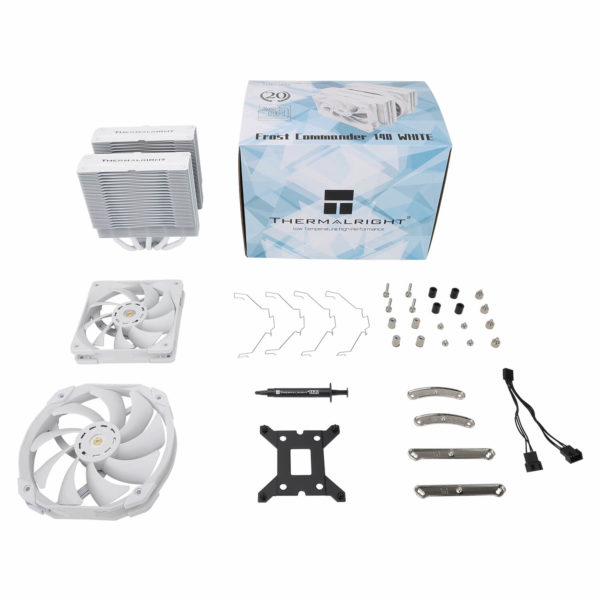 Thermalright Dual-Tower Frost Commander 140 White - CPU Air Cooler - Hình ảnh 7